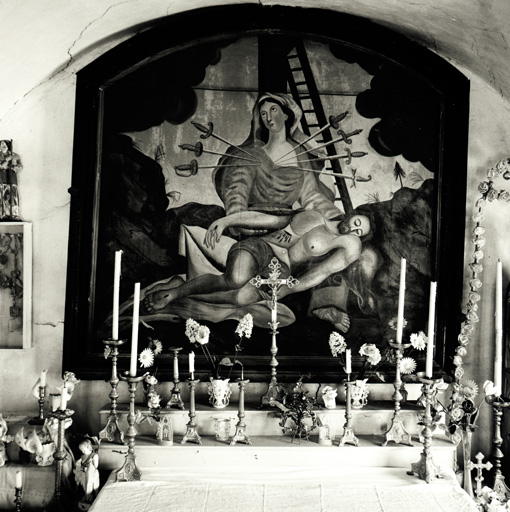 tableau (tableau d'autel) : Vierge des Sept Douleurs et Vierge de Pitié