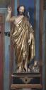 statue-reliquaire de saint Jean Baptiste (petite nature, socle-reliquaire)