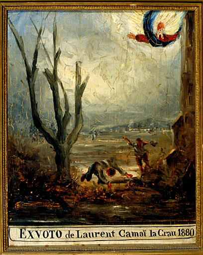 tableau, ex-voto : Chute de Laurent Camaï