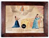 ex-voto, tableau : Homme crachant un os malencontreusement avalé, Gio Petro Ribat