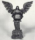 statues-reliquaires (2), chandeliers (2) (paire) : anges