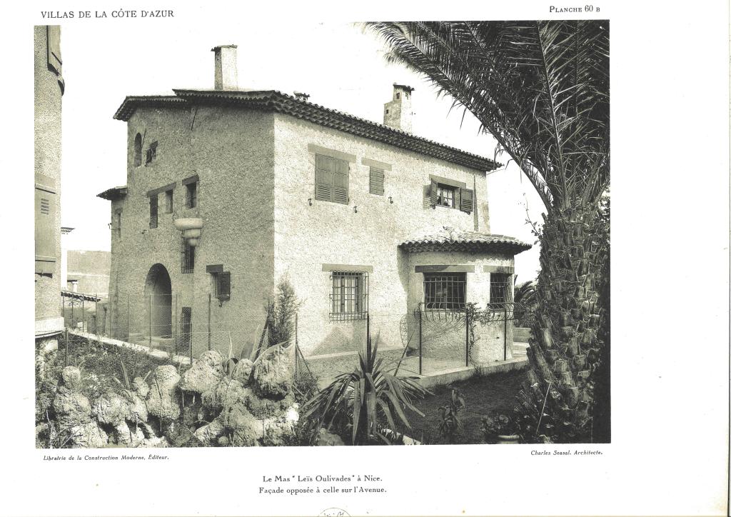 maison de villégiature (villa balnéaire) dite Mas "Leïs Oulivades", actuellement Villa Monara
