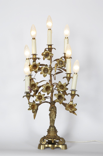 Paire de chandeliers-bouquets d'autel