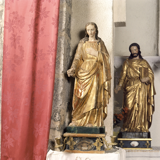 statue-reliquaire (statuette) : Sainte Déodate