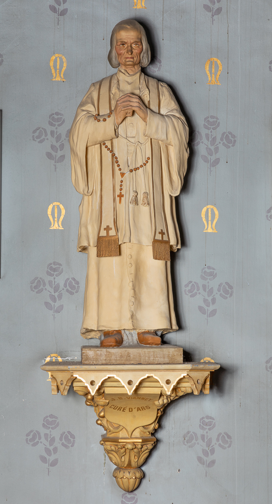 Statue et console de statue (petite-nature) : Curé d'Ars