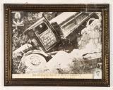 ex-voto, tableau : Camion automobile accidenté, B. Falco