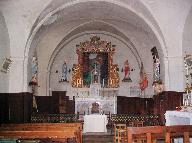 le mobilier de l'église paroissiale actuellement chapelle Notre-Dame-de-Lumière