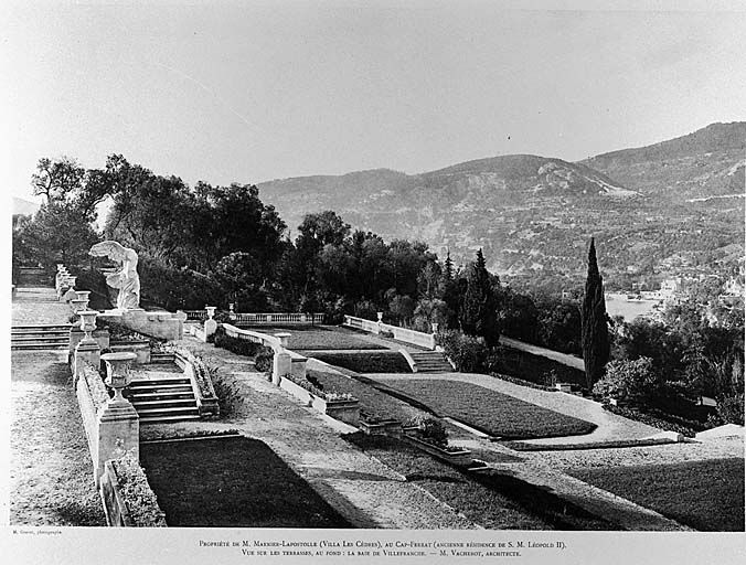 jardin d'agrément de la maison dite Villa Les Oiseaux, puis Villa Les Cèdres