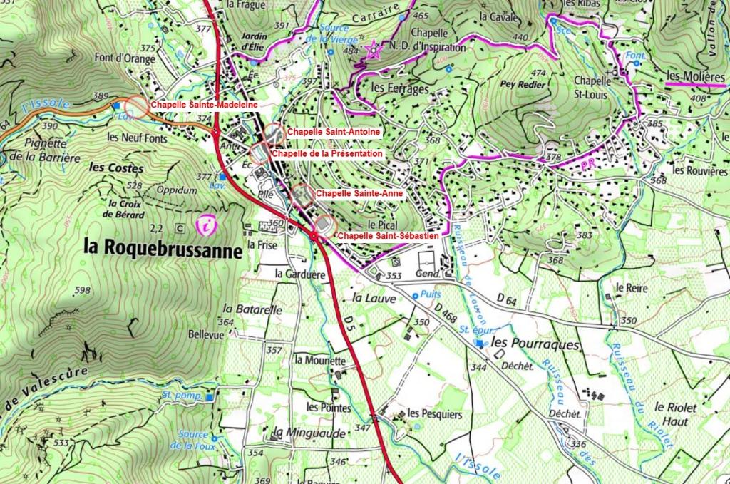 Eglises et chapelles de La Roquebrussanne