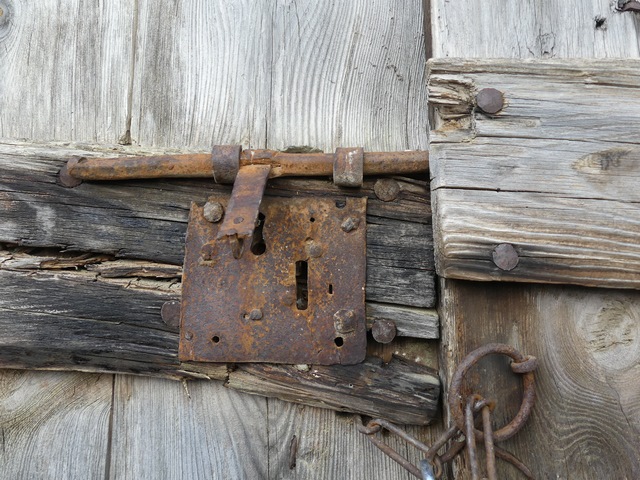Elévation ouest, baie fenière. Détail de la menuiserie.