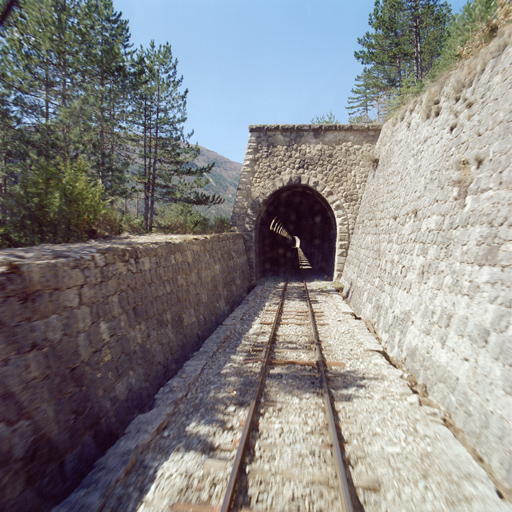 tunnel et galerie artificielle des Scaffarels