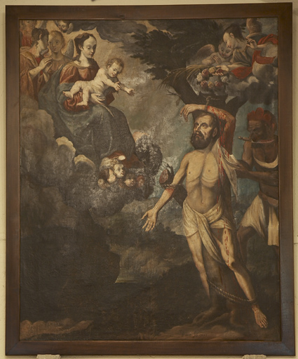 tableau d'autel : Le martyre de saint Barthélemy