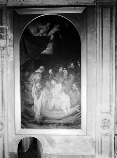 tableau : la dernière communion de saint François