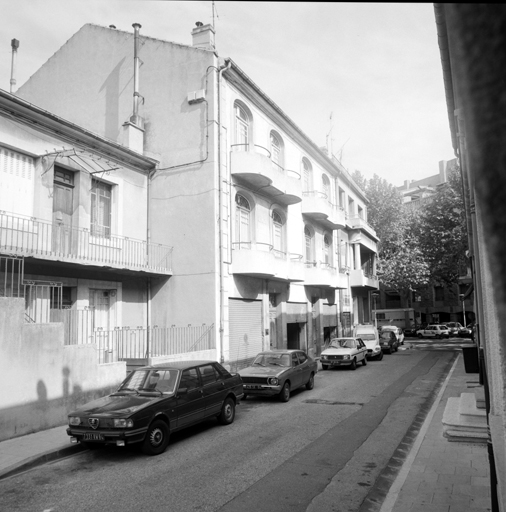 Section CL, parcelle 97. Rue Jean Mermoz. Elévation antérieure ouest.
