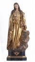 statue-reliquaire de sainte Marie-Madeleine (petite nature, socle-reliquaire)