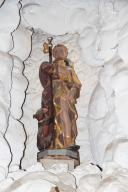 Statue (petite nature) : saint Roch