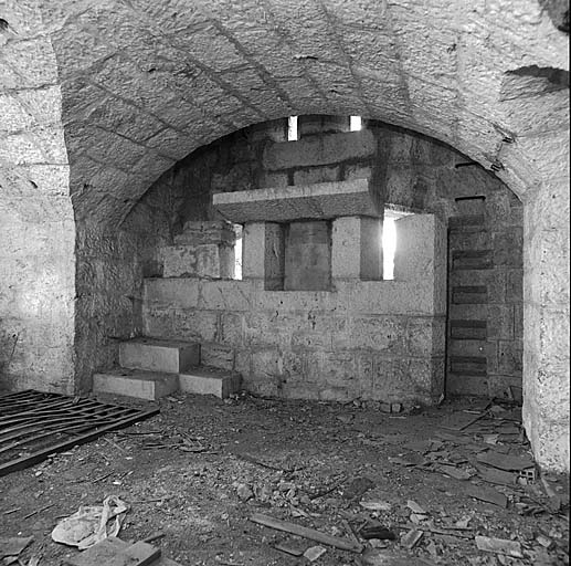 Caponnière nord-est. Vue intérieure de la chambre de tir.