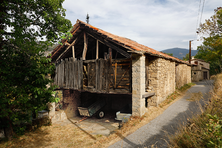 Braux. Le Villard. Vue en perspective d'un entrepôt-porche.