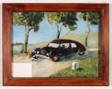 ex-voto, tableau : Enfant renversé par une voiture automobile, Daniel Tinca