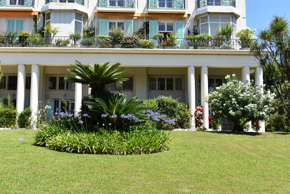 jardin d'agrément de l'Hôtel de voyageurs dit hôtel Riviera Palace, actuellement immeuble en copropriété