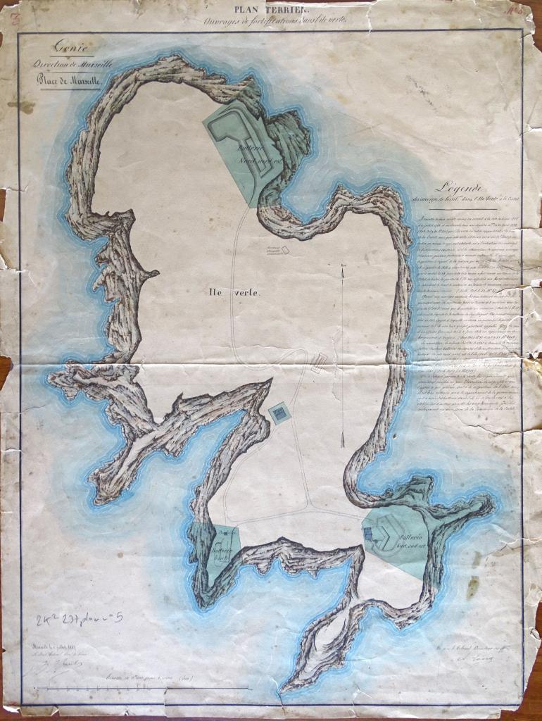 ensemble fortifié : batteries de côte de l'Ile Verte