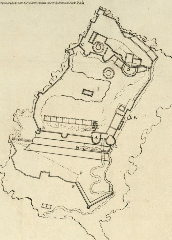 [Plan du fort de Brégançon], 1647.
