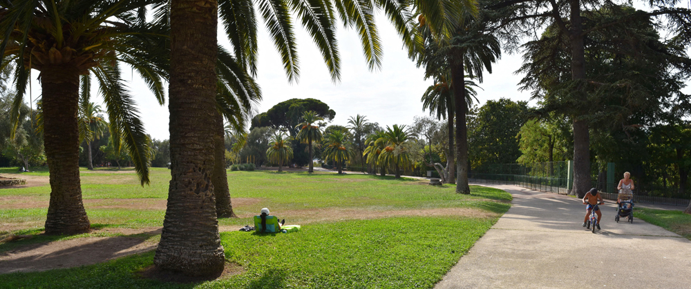 parc d'agrément public du Castel Deux Rois, ancien parc d'agrément de la villa dite Castel des Deux Rois