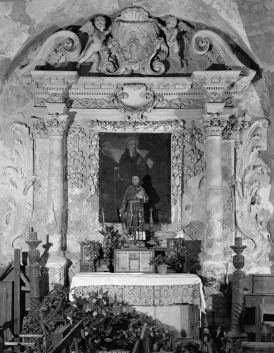 retable de Saint-Antoine abbé, cadre