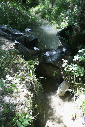 canal d'irrigation de Blieux