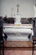 autel, gradin d'autel, tabernacle (maître-autel, autel tombeau, tabernacle architecturé)