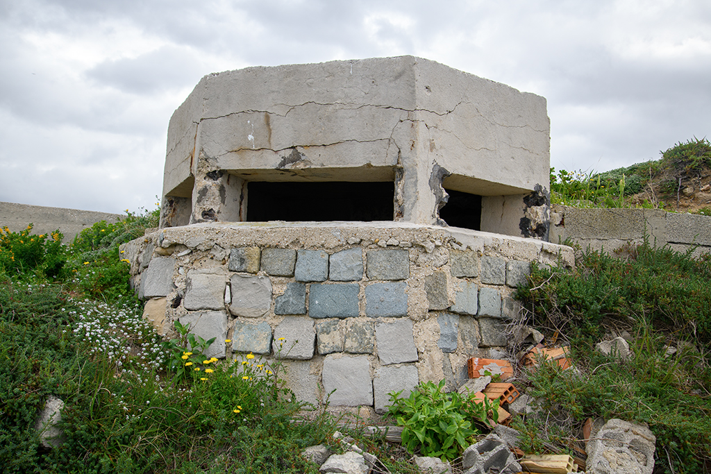 Batterie du Pharo, batterie haute, petit Leitstand près de la cuve sud 