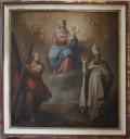 tableau : Vierge à l'Enfant entourée de saint André et de saint Julien