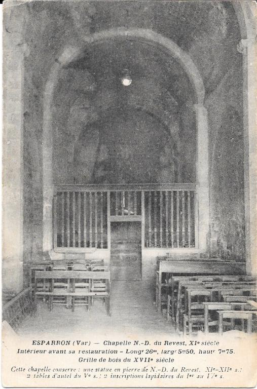 Le mobilier du prieuré, église paroissiale puis chapelle Notre-Dame-du-Revest