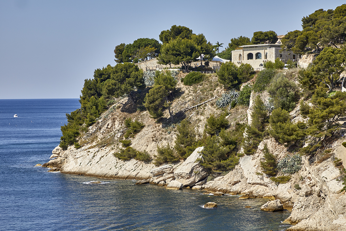 Vue générale du fort depuis la mer.