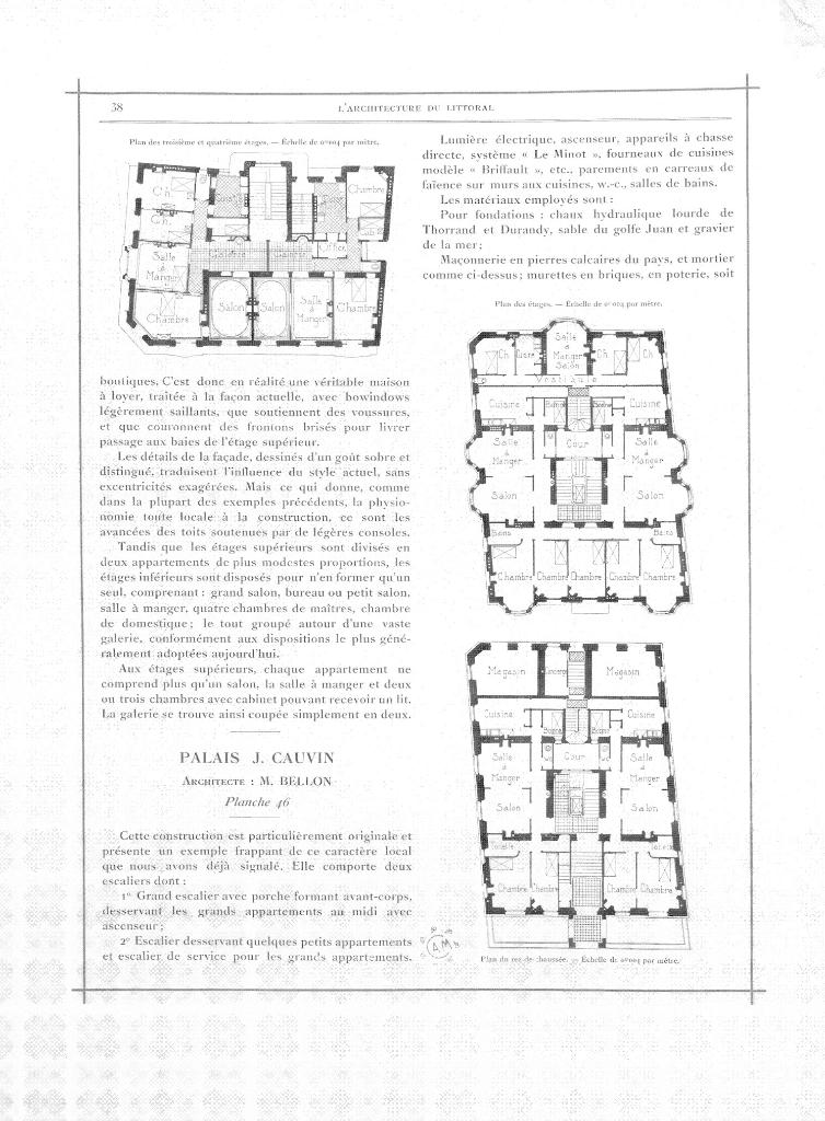 immeuble dit Palais Jacques Cauvin, actuellement Palais franco-russe