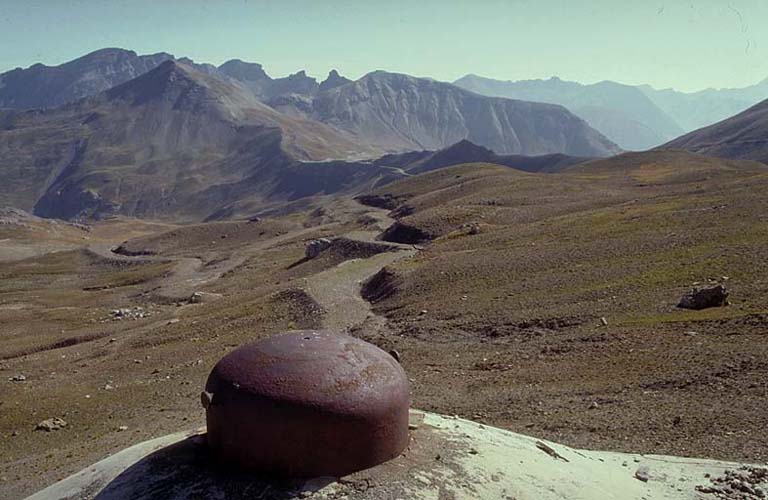 ouvrage fortifié dit abri du col de Restefond, de l'organisation défensive de l'Ubaye.