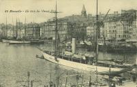 Carte postale du Vieux-Port au début du 20e siècle.