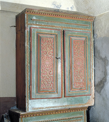 meubles de sacristie pour le rangement des objets liturgiques (2, paire, en pendant)