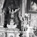 statues, chandeliers (2) (statuettes, en pendant, anges porte-flambeau)