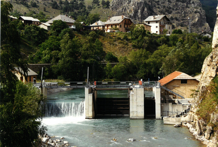 station de captage de conduite forcée dite prise d'eau de Prelles