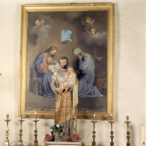 tableau d'autel : La Mort de saint Joseph