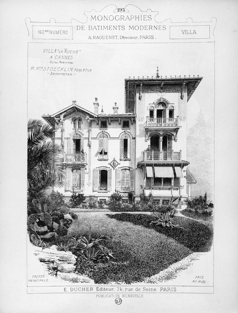 Henri Stoecklin, Villa La Ruche, vers 1900.