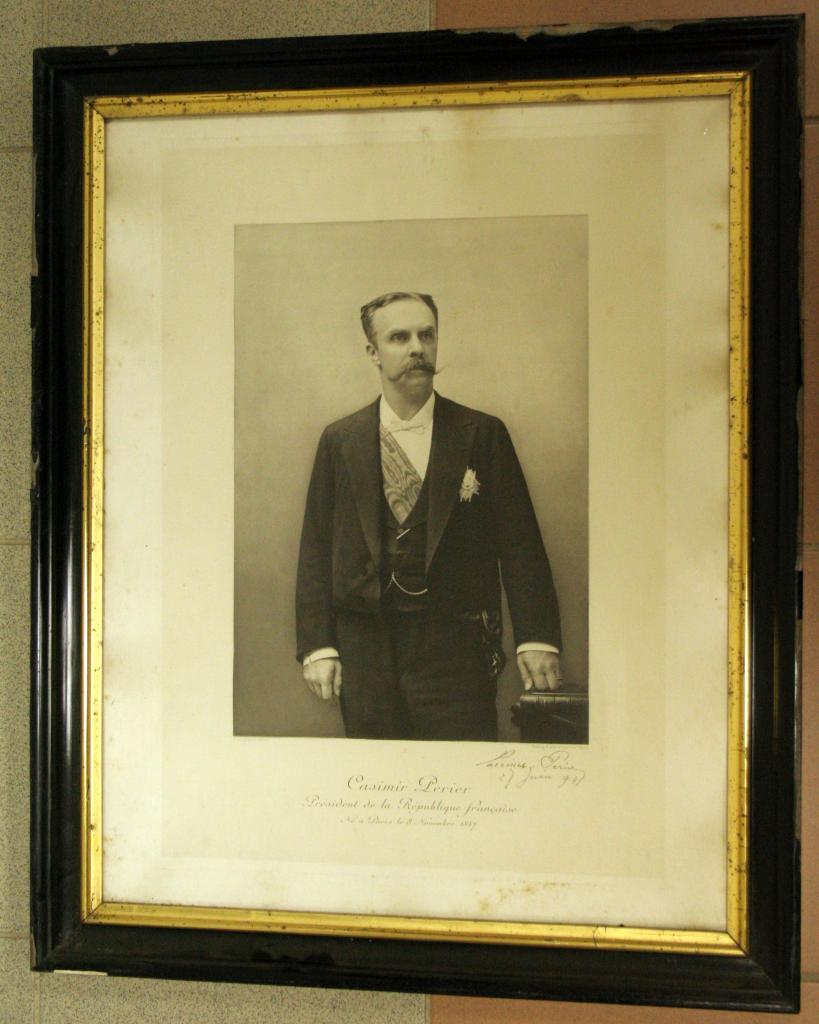 Photographie, portrait du présidents de la République Jean Casimir-Périer