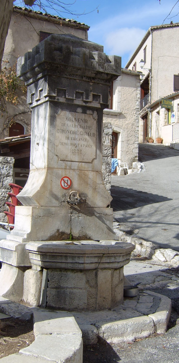 fontaine et abreuvoir, dite fontaine Honoré Giraud