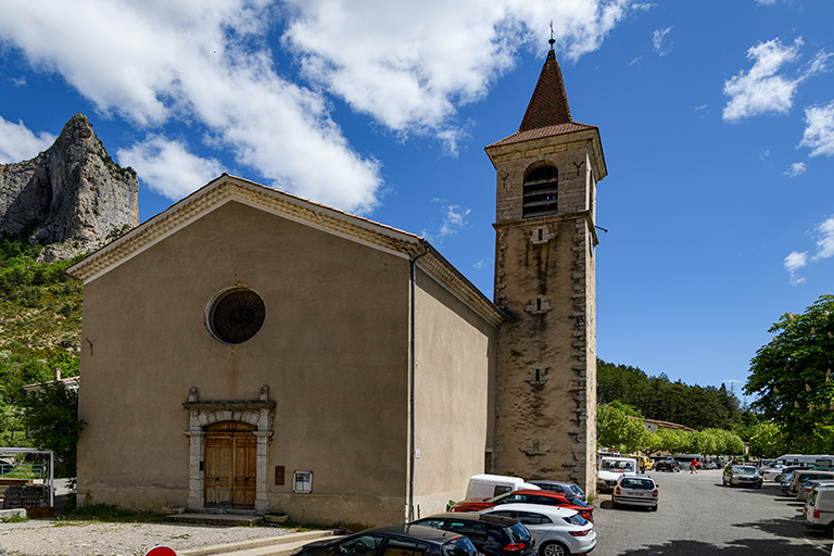 Vue extérieure d'ensemble depuis le sud-ouest.