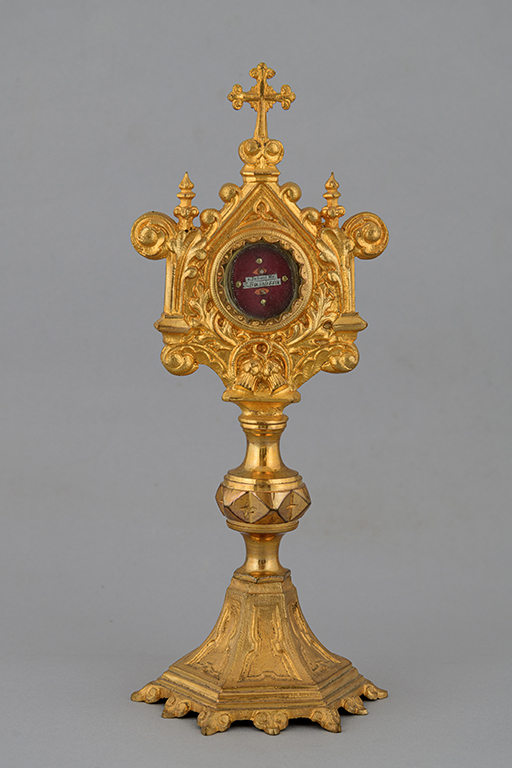 Reliquaire-monstrance de style néo-gothique