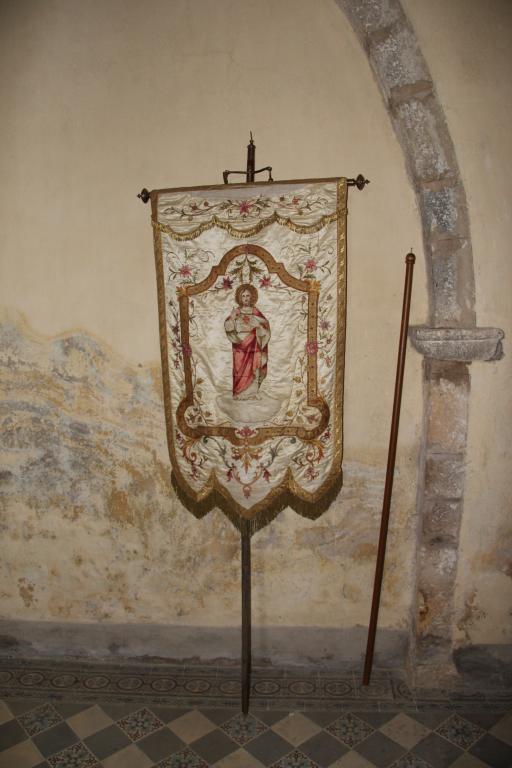 Bannière de procession, Notre-Dame de Santé, Sacré-Coeur