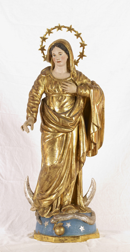 statue (petite nature) : Vierge de l'Immaculée Conception (N° 1)