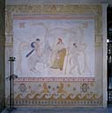 ensemble de 2 peintures monumentales : Dionysos ramène Héphaïstos dans l'Olympe, Apollon revient de chez les Hyperboréens