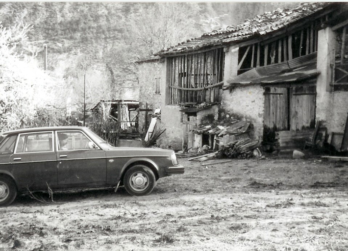 Le Plan, séchoir. Photographie des années 1960.